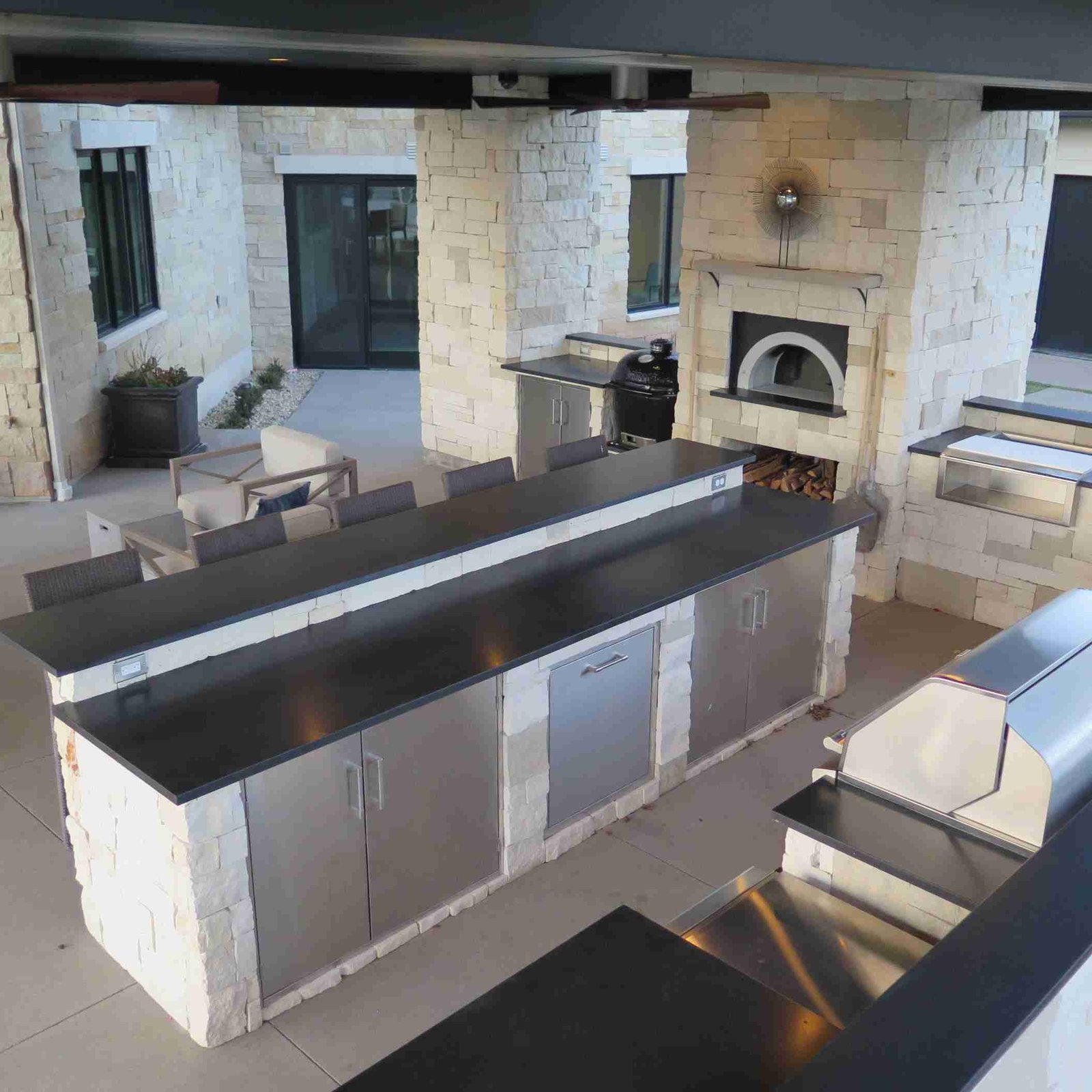 outdoor kitchen and fireplace contractor salt lake county utah (18)